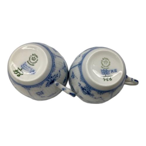 ROYAL COPENHAGEN (ロイヤル・コペンハーゲン) カップ&ソーサー5P ブルーフルーテッド・ハーフレース
