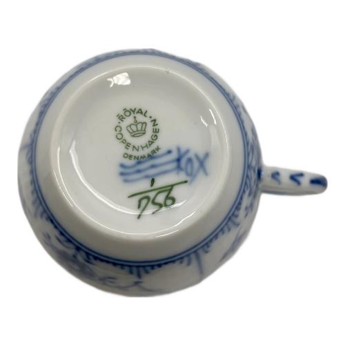 ROYAL COPENHAGEN (ロイヤル・コペンハーゲン) カップ&ソーサー5P ブルーフルーテッド・ハーフレース