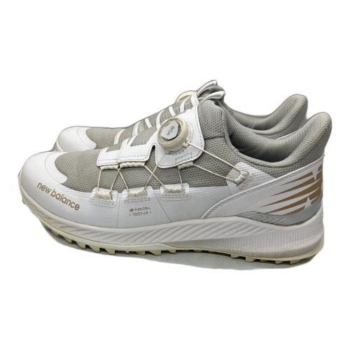 NEW BALANCE (ニューバランス) ゴルフシューズ UGS1001W メンズ SIZE 27cm ホワイト×グレー