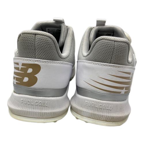 NEW BALANCE (ニューバランス) ゴルフシューズ UGS1001W メンズ SIZE 27cm ホワイト×グレー