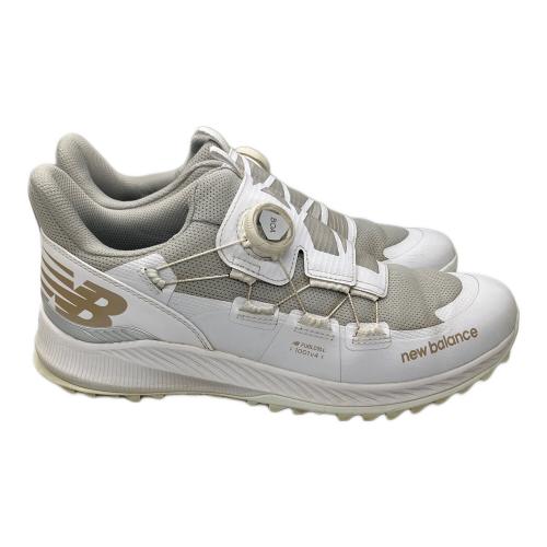 NEW BALANCE (ニューバランス) ゴルフシューズ UGS1001W メンズ SIZE 27cm ホワイト×グレー