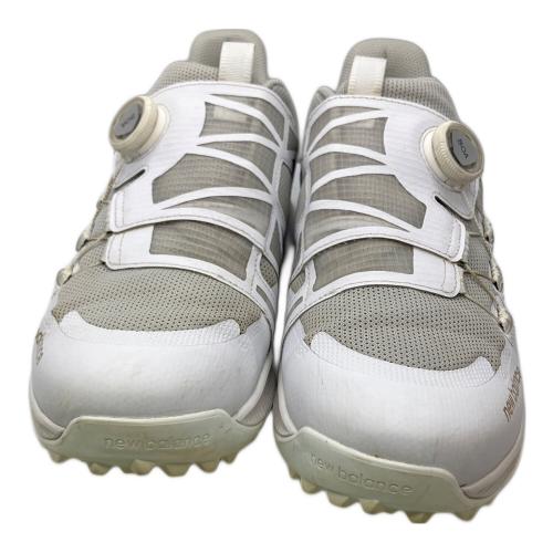 NEW BALANCE (ニューバランス) ゴルフシューズ UGS1001W メンズ SIZE 27cm ホワイト×グレー