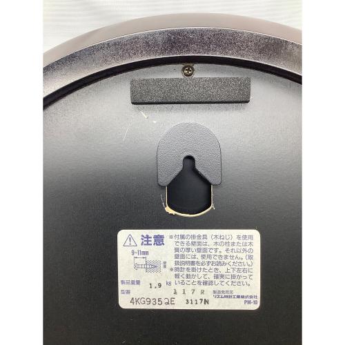 RHYTHM (リズム) 掛時計 4KG9352E イタリア製 象嵌 エリザベス女王