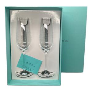 TIFFANY & Co. (ティファニー) シャンパングラスセット 箱付 カデンツ 2P