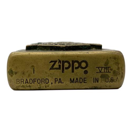 ZIPPO (ジッポ) オイルライター 1992年製 USA製 SOLID BRASS