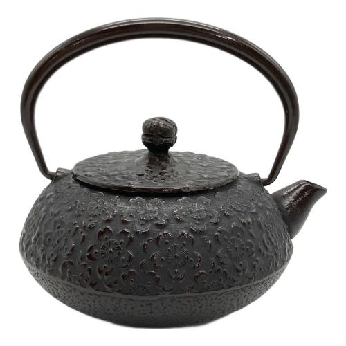 南部鉄器 (ナンブテッキ) 丸形鉄瓶