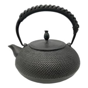 南部鉄器 (ナンブテッキ) 鉄瓶 平丸 1.8l