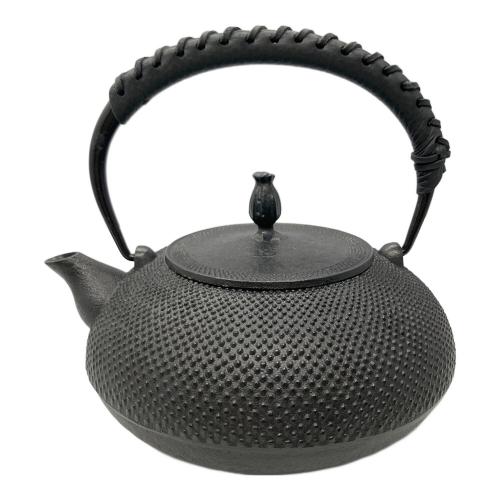 南部鉄器 (ナンブテッキ) 鉄瓶 平丸 1.8l
