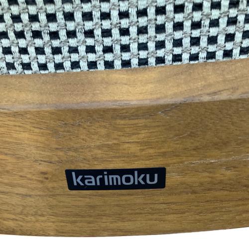 karimoku (カリモク) ハイバックチェアー グレー×ブラック