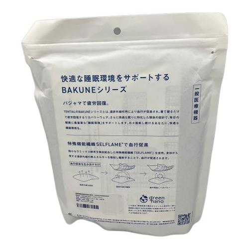 BAKUNE Dry TENTIAL リカバリーウェア ロングスリーブTシャツ/ロングパンツ セット  未使用品 SIZE M