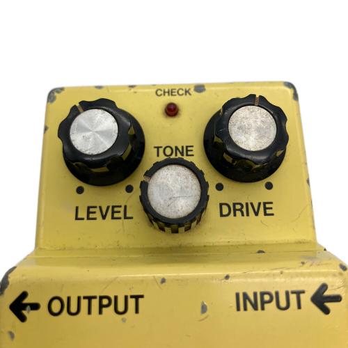 BOSS (ボス) オーバードライブ SD-1 1983年製 シリアルナンバー 366100 オペアンプ:JRC4558DD艶有り、ACAアダプター仕様