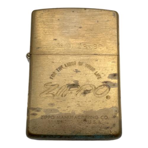 ZIPPO (ジッポ) オイルライター 1997年 60周年記念モデル SOLID BRASS