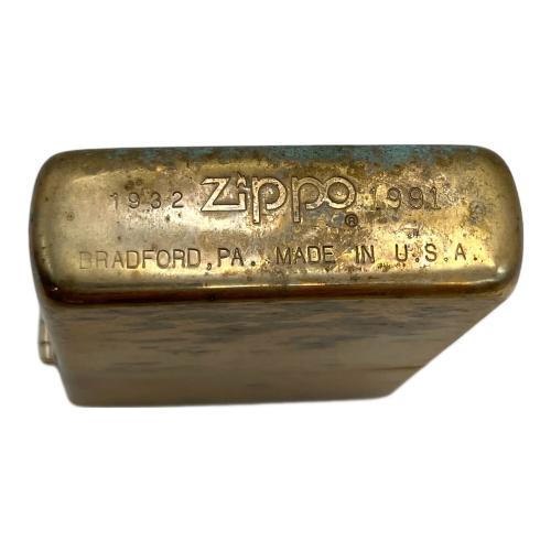 ZIPPO (ジッポ) オイルライター 1997年 60周年記念モデル SOLID BRASS