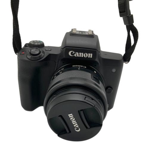 CANON (キヤノン)  ミラーレス一眼カメラ EOS Kiss M EF-M15-45 IS STM レンズキット