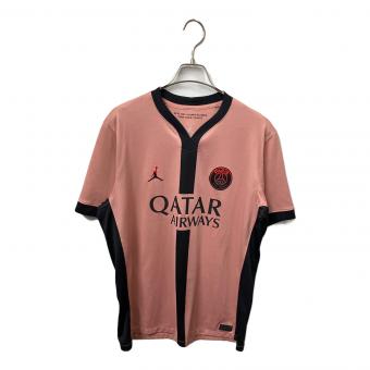 NIKE (ナイキ) パリ・サンジェルマン 2024/25 サード レプリカユニフォーム ゲームシャツ FQ2024-686 メンズ SIZE L ピンク