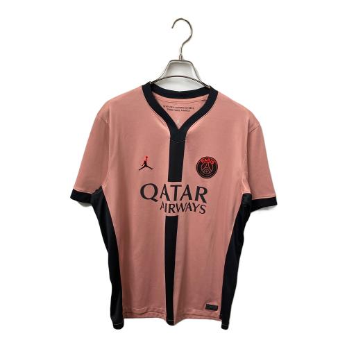 NIKE (ナイキ) パリ・サンジェルマン 2024/25 サード レプリカユニフォーム ゲームシャツ FQ2024-686 メンズ SIZE L ピンク