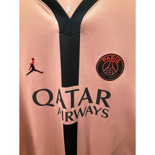 NIKE (ナイキ) パリ・サンジェルマン 2024/25 サード レプリカユニフォーム ゲームシャツ FQ2024-686 メンズ SIZE L ピンク
