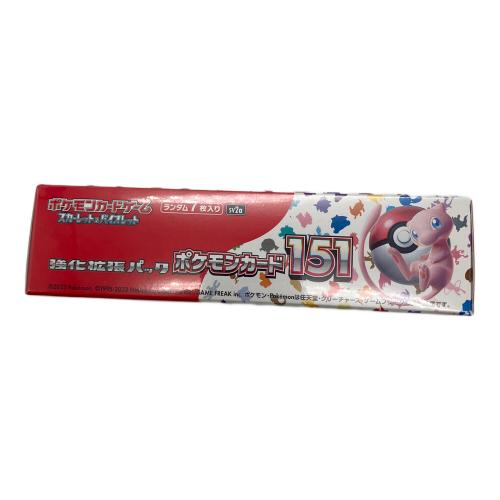 ポケモンカードゲーム スカーレット＆バイオレット 強化拡張パック ポケモンカード151 ポケモンカード