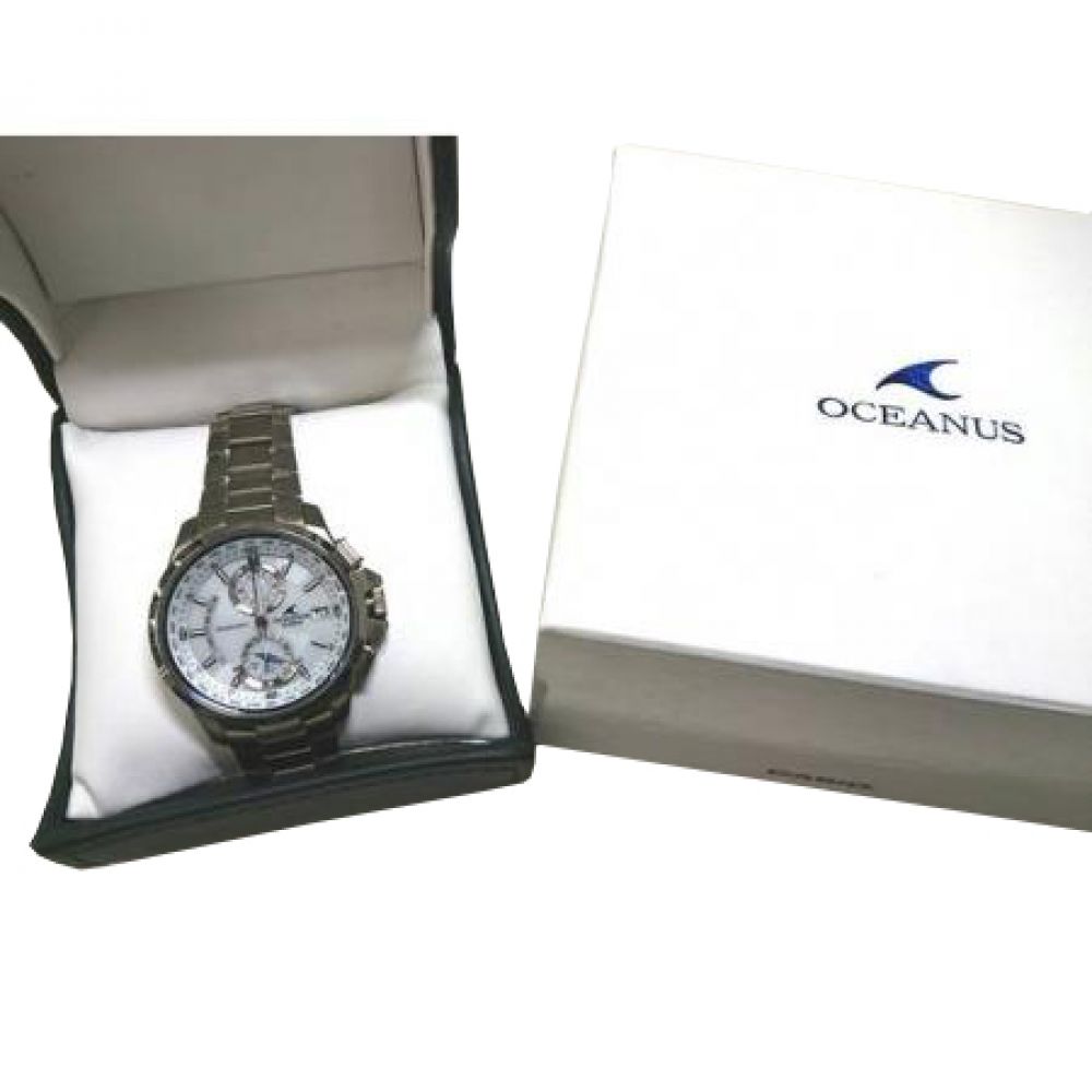 CASIO (カシオ) 腕時計 ホワイト OCEANUS OCW-T1000-7AJF タフソーラー