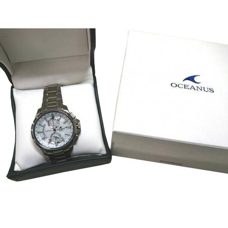 CASIO (カシオ) 腕時計 ホワイト OCEANUS OCW-T1000-7AJF タフソーラー 【OCEANUS】OCW-T1000-7AJF