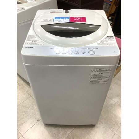 TOSHIBA (トウシバ) 全自動洗濯機 5.0kg AW-5G6 2018年製 50Hz／60Hz