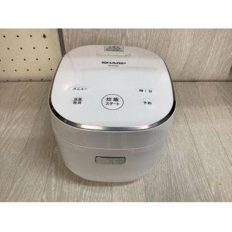 SHARP (シャープ) 炊飯器 KSーCF05AーW 2019年製 3合(0.54L)