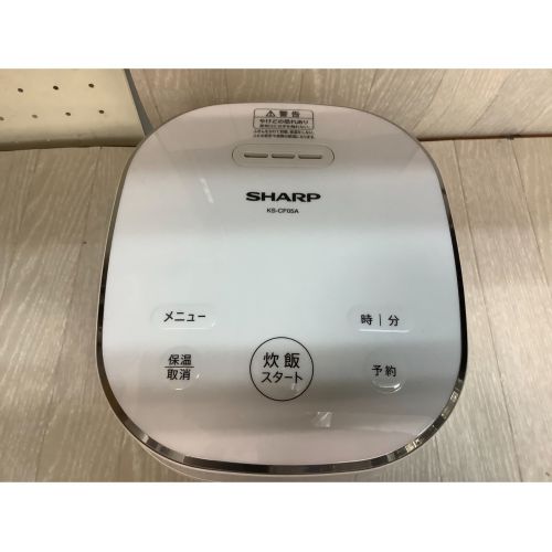SHARP (シャープ) 炊飯器 KSーCF05AーW 2019年製 3合(0.54L ...