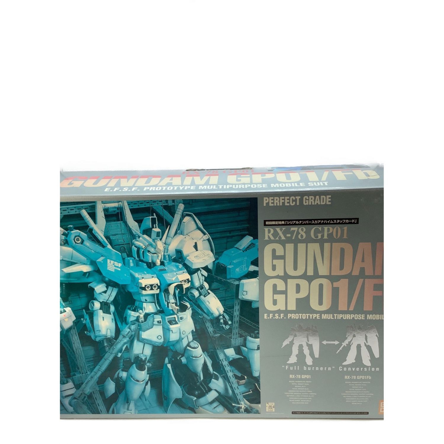 機動戦士ガンダム 1 60 Rx 78gp01 Fb ガンダム試作1号機 ゼフィランサス フルバーニアン 機動戦士ガンダム00 再販 新品pg ガンプラ パーフェクトグレード プラモデル トレファクonline