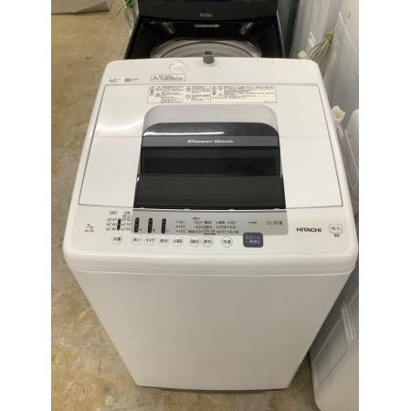 HITACHI (ヒタチ) 全自動洗濯機 7.0kg NW-70E-W 2020年製