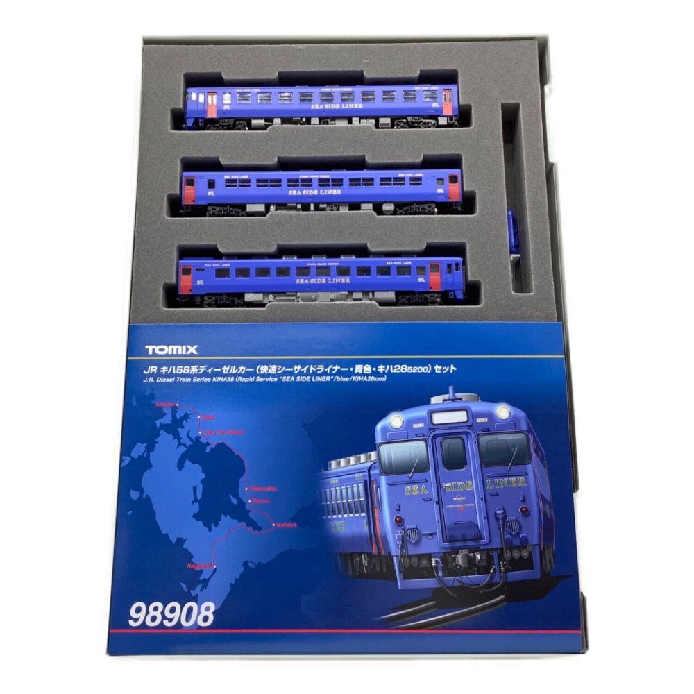 激安正規品 TOMIX 98908キハ58系(快速シーサイドライナー・青色) 鉄道