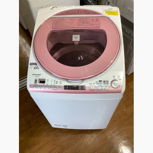 SHARP (シャープ) 縦型洗濯乾燥機 8.0kg ES-TX83KS 2014年製