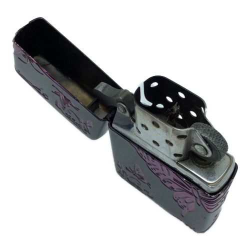 ZIPPO ブラック 和柄シリーズ 蝶々 2BTF-C 2023年製