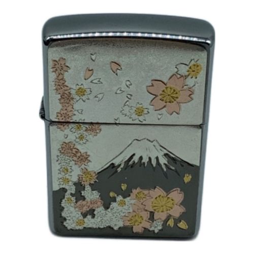 ZIPPO 2023 USA製 和板 電鋳板 日本の伝統美 桜富士