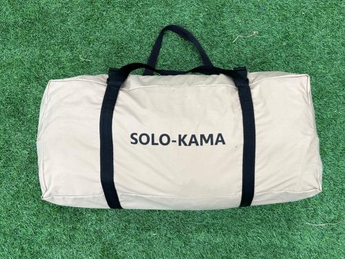 DOD (ディーオーディー) ソロテント タン T2-604-TN カマボコテントソロTC 約170×450×120cm 1～2人用 TC素材