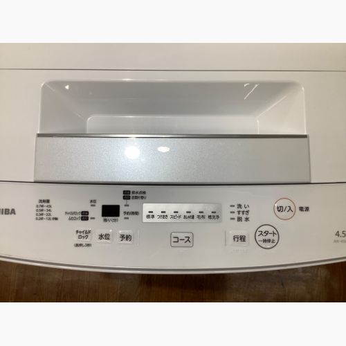 TOSHIBA (トウシバ) 全自動洗濯機 4.5kg AW-45M7 2019年製