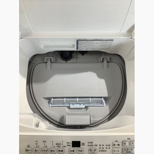 SHARP (シャープ) 簡易乾燥機能付洗濯機 6.5kg ES-TX6H-W 2024年製 クリーニング済 50Hz／60Hz