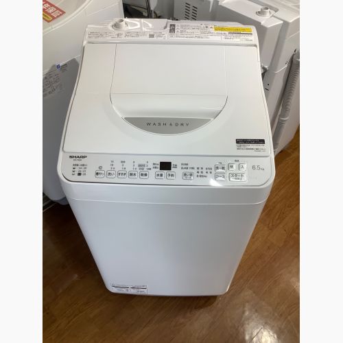 SHARP (シャープ) 縦型洗濯乾燥機 6.5kg ES-TX6H 2024年製