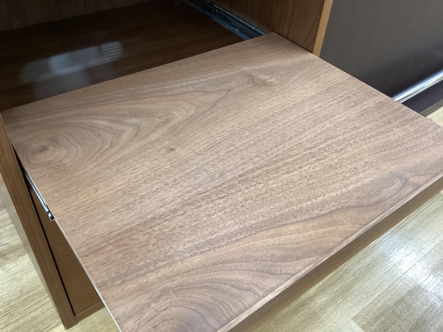 ACTUS (アクタス) デスク ブラウン 135 引き出し付 MEZZO｜トレファク