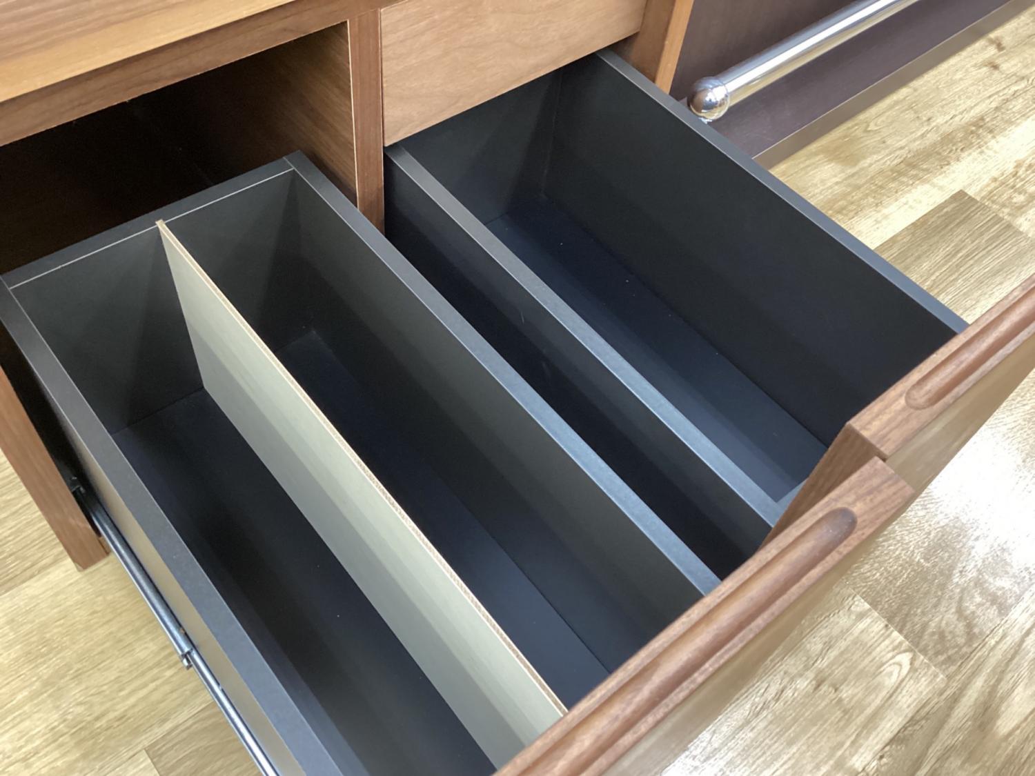 ACTUS (アクタス) デスク ブラウン 135 引き出し付 MEZZO｜トレファク