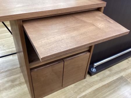 ACTUS (アクタス) デスク ブラウン 135 引き出し付 MEZZO