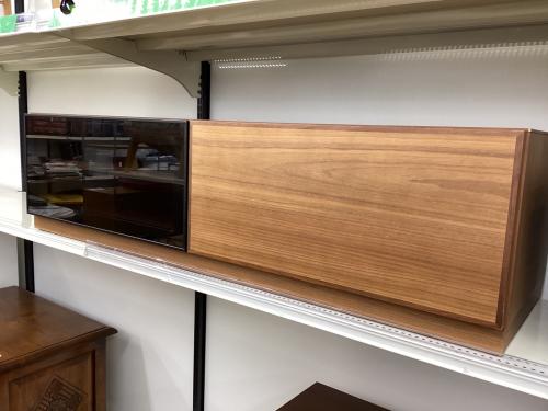 ACTUS (アクタス) テレビボード 135 ブラウン×ブラック SHINE