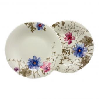 Villeroy&Boch (ビレロイアンドボッホ) プレート マリフルールグリ 6枚セット