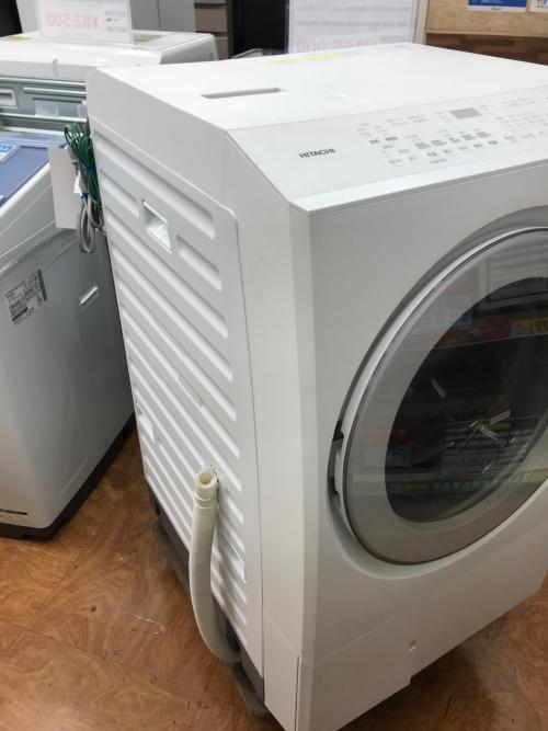 HITACHI (ヒタチ) ドラム式洗濯乾燥機 78 12.0kg 6.0Kg BD-SX120J 2024年製 クリーニング済 50Hz／60Hz