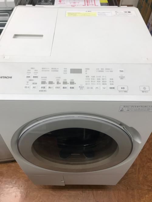 HITACHI (ヒタチ) ドラム式洗濯乾燥機 78 12.0kg 6.0Kg BD-SX120J 2024年製 クリーニング済 50Hz／60Hz