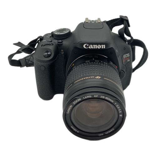 CANON (キヤノン) デジタル一眼レフカメラ EOS kiss X5 DS126311 1800万画素(有効画素) APS-C 22.3mm×14.9mm CMOS 28-80mm、55-200mmレンズ付 301076114746