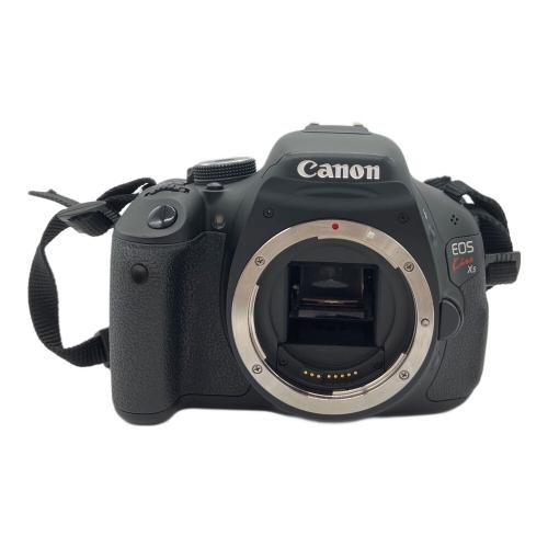 CANON (キヤノン) デジタル一眼レフカメラ EOS kiss X5 DS126311 1800万画素(有効画素) APS-C 22.3mm×14.9mm CMOS 28-80mm、55-200mmレンズ付 301076114746