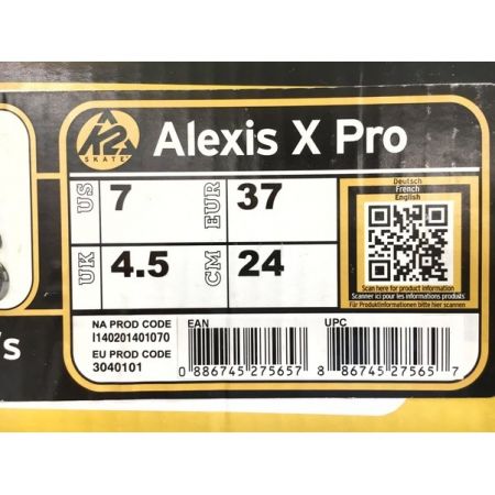 K2 SKATE ローラースケート ブラック×パープル 未使用品 Alexis X Pro