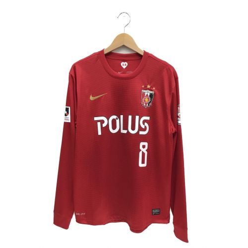 浦和レッズ ウラワレッズ 13年長袖ホームユニフォーム レッド 8 柏木陽介 J周年パッチ トレファクonline