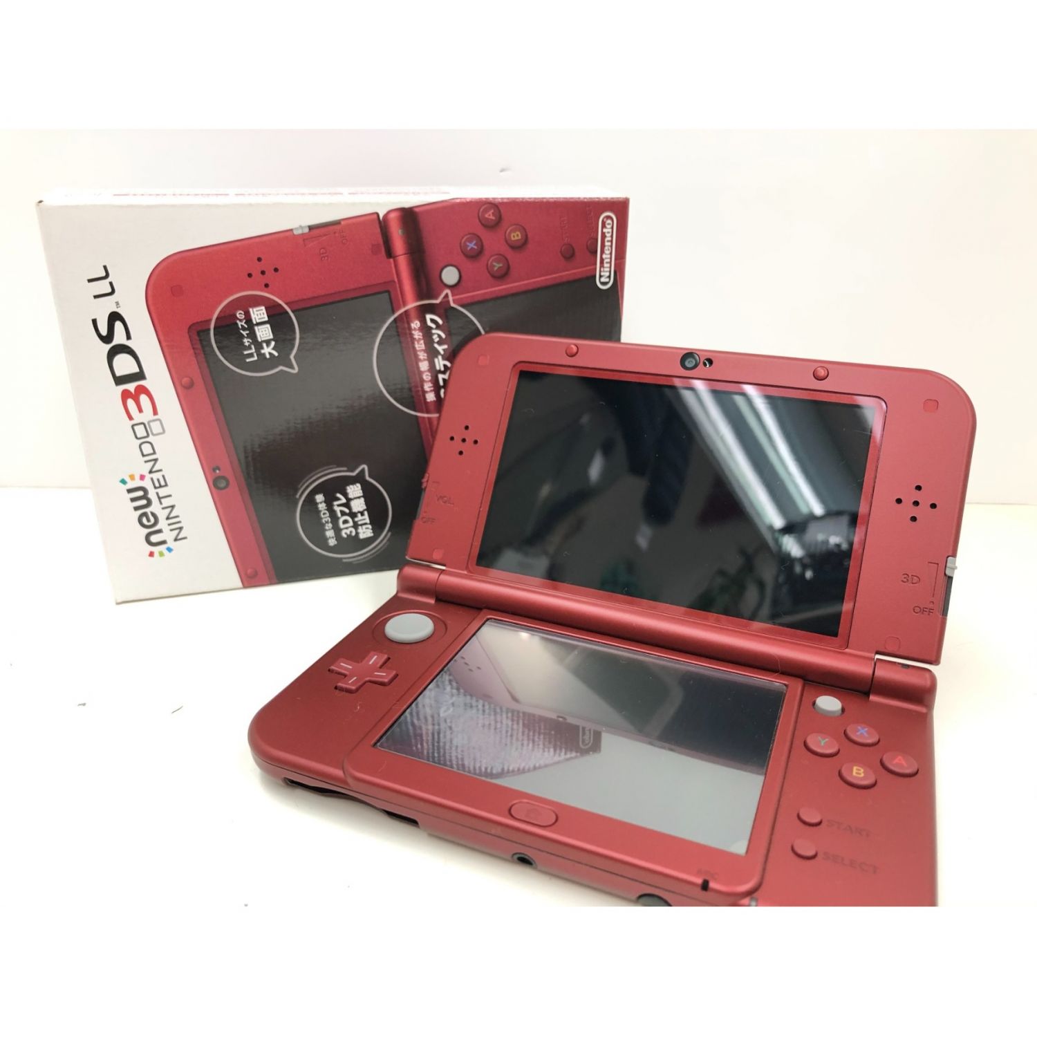 Nintendo ニンテンドウ Nintendo 3ds Ll 別売充電器 Acアダプター付き Red 001 トレファクonline