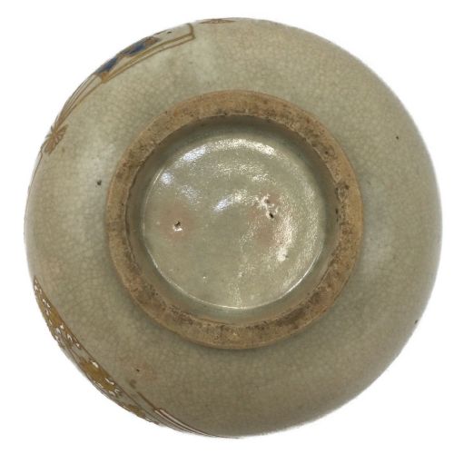 茶道具 抹茶碗(金花扇紋)